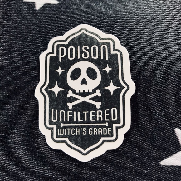 Poison Unfiltered Witchy Sorceress Supreme Potion B0ttle Label Sticker - Picture 4 of 7